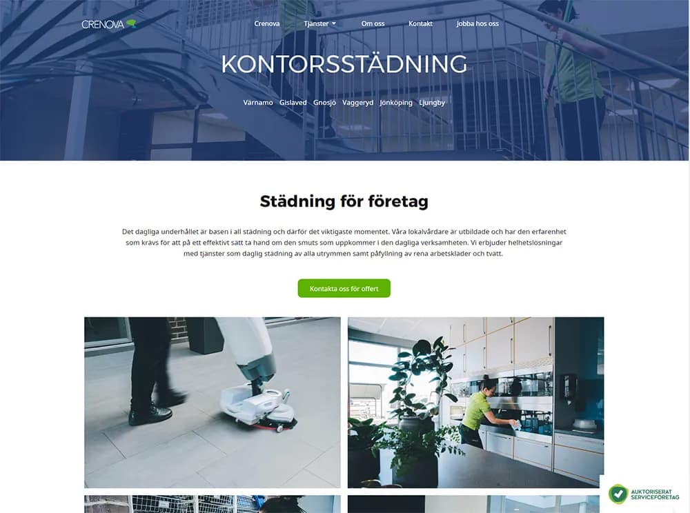 kontorsstadning crenovagruppen